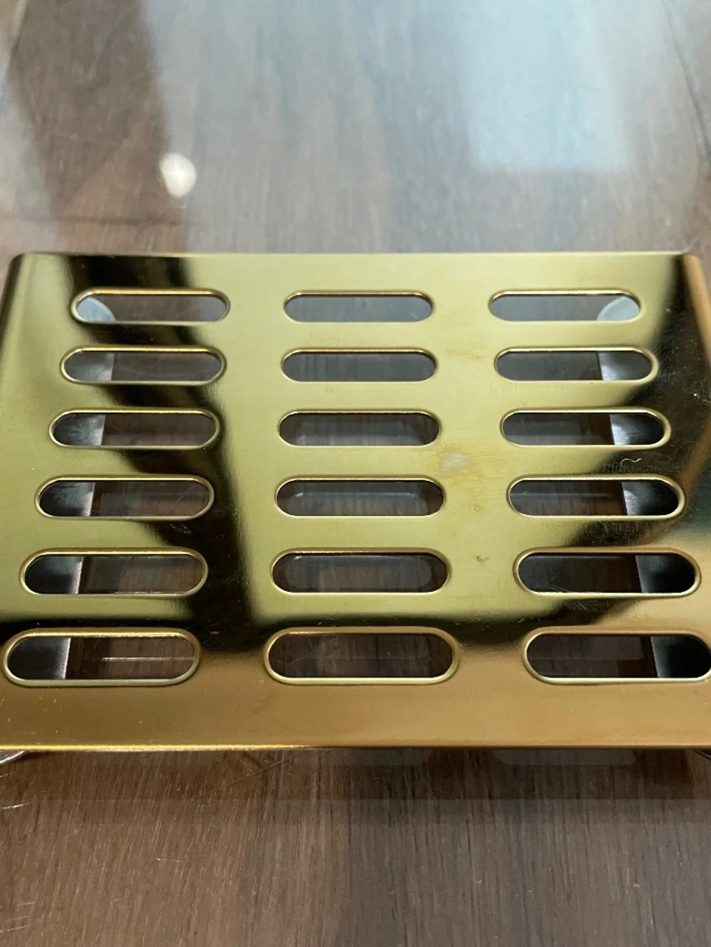 New Goldstone Metal Soap Dish